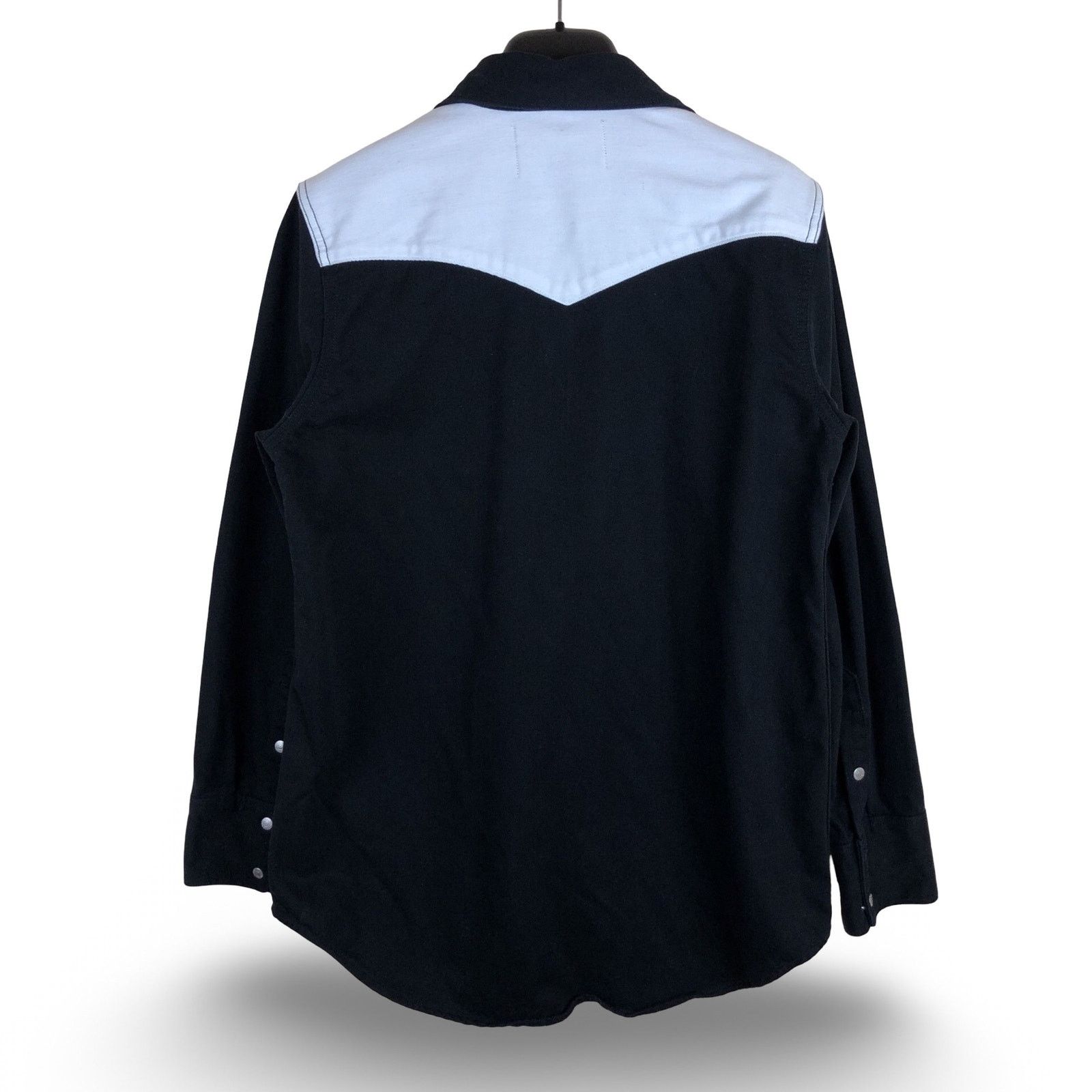 Calvin Klein × Raf Simons Raf Simons Era Calvin Klein Jeans Denim Shirt Black/White Size US M / EU 48-50 / 2 - 3 Thumbnail