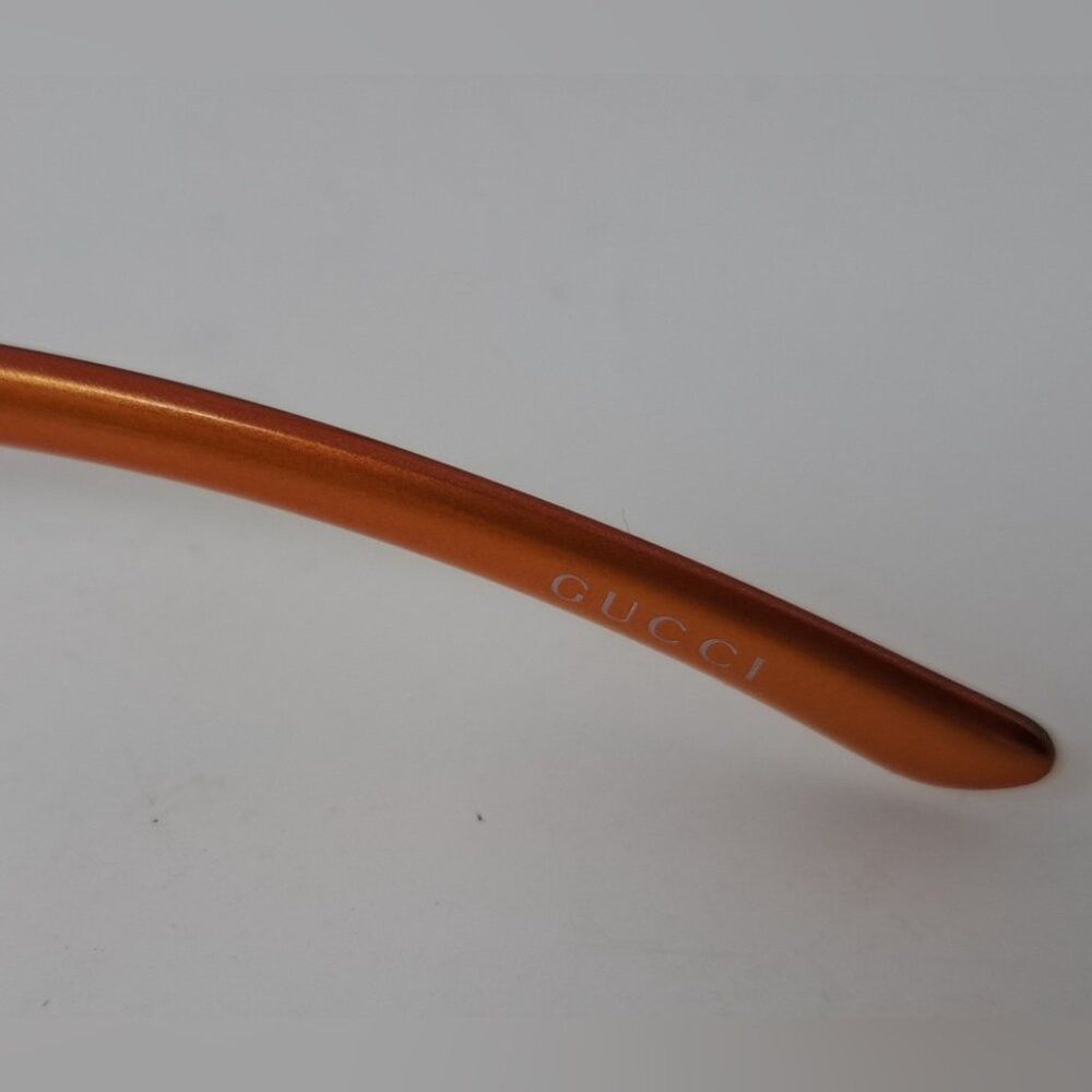 Gucci Gucci Sunglasses Vintage 90s Y2K Tom Ford Orange Brown GG25 Size ONE SIZE - 4 Thumbnail