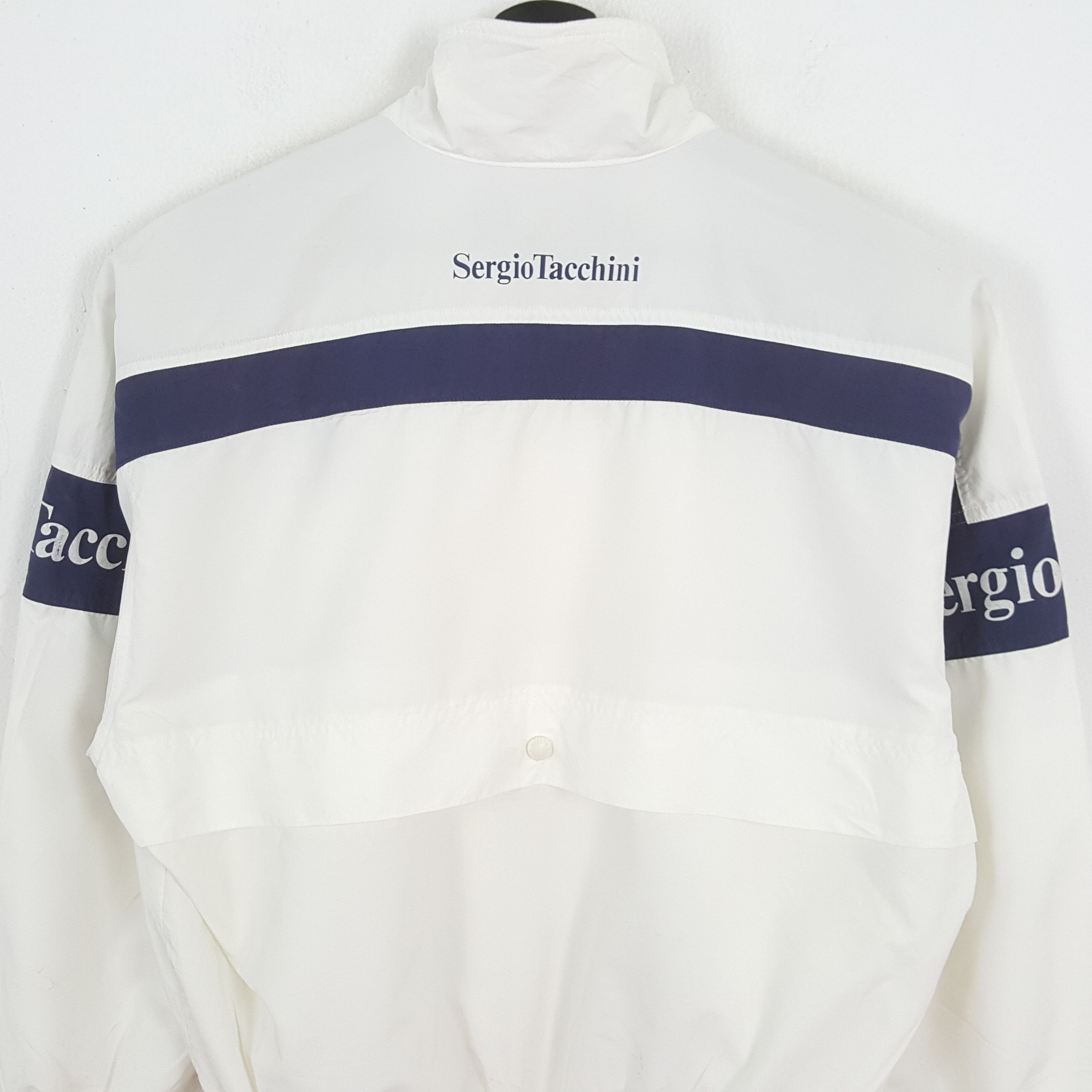 Sergio Tacchini × Vintage SERGIO TACHINI Logo Design Sportswear Style Jacket Size US L / EU 52-54 / 3 - 4 Thumbnail