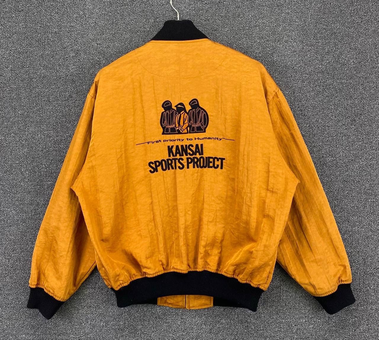 Kansai Yamamoto Vintage Kansai Yamamoto Sports Project Bomber Varsity Jacket Size US M / EU 48-50 / 2 - 4 Thumbnail