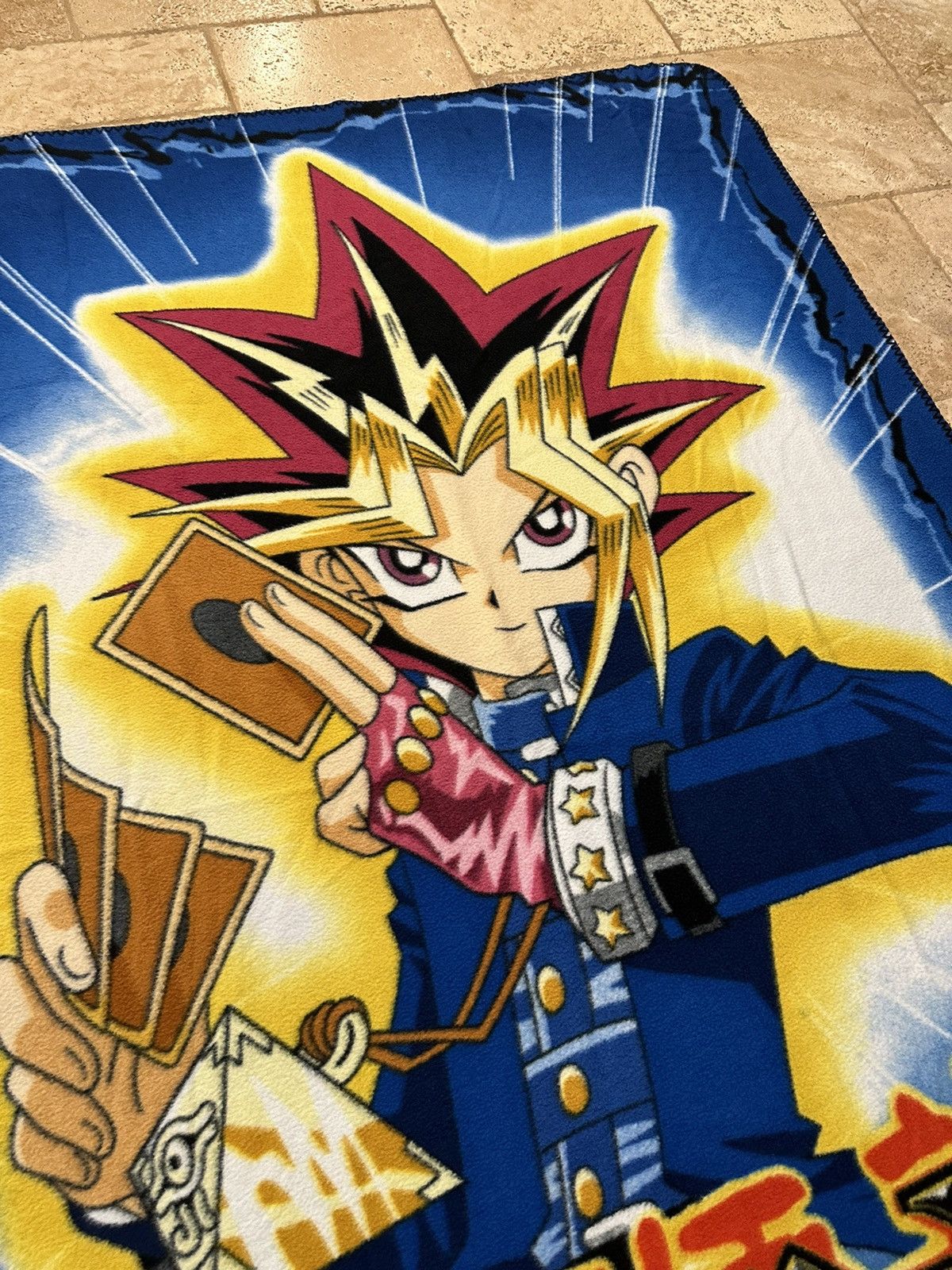 Cartoon Network Vintage Yu Gi Oh! Yugioh 1996 Throw Blanket Fleece Size ONE SIZE - 8 Thumbnail