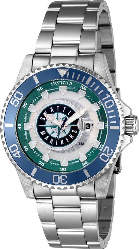 Invicta × MLB MLB Seattle Mariners Quartz Men's Watch Size ONE SIZE - 1 Thumbnail