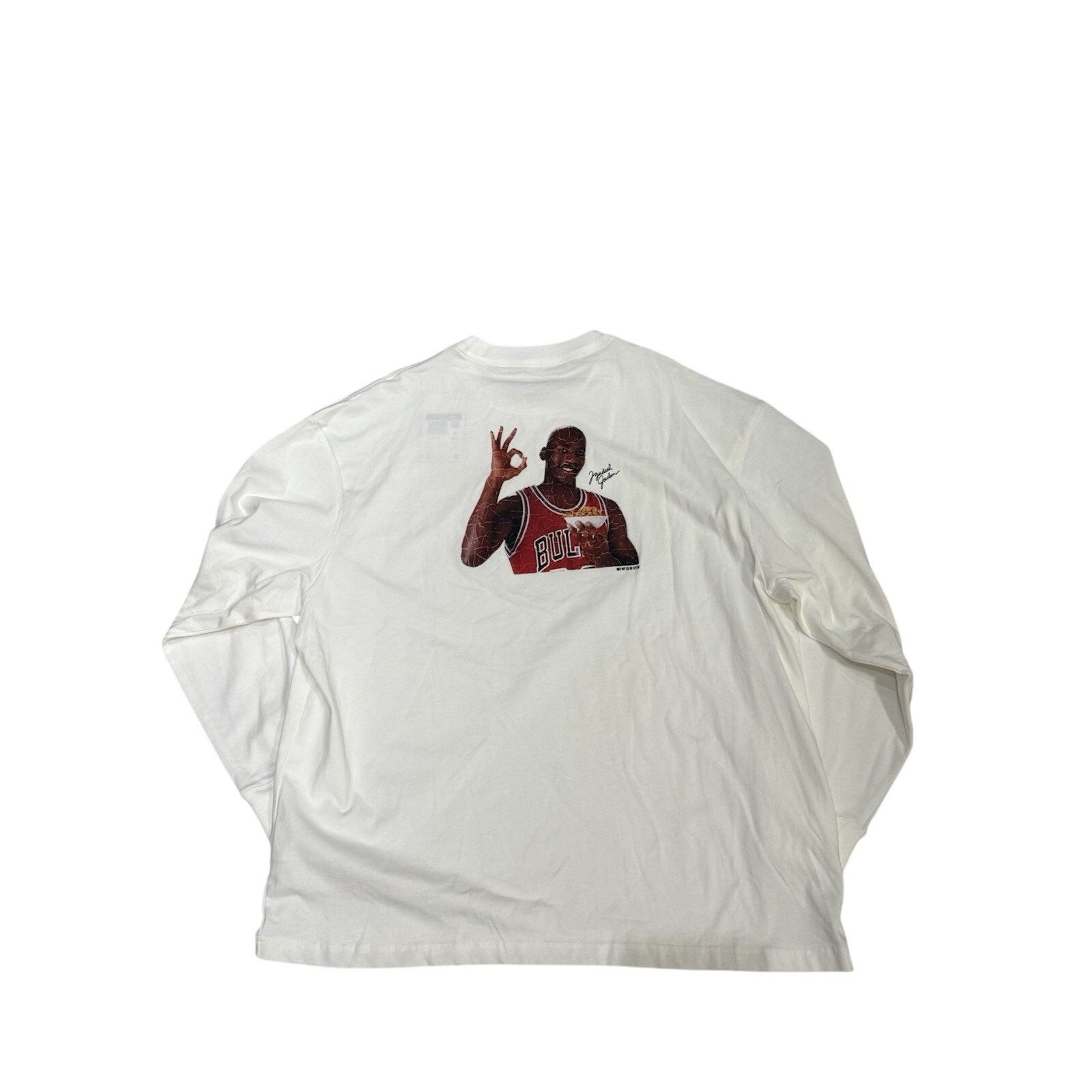 Jordan Brand Michael Jordan Wheaties T-Shirt Men’s Size XL White #23 Size US L / EU 52-54 / 3 - 3 Thumbnail