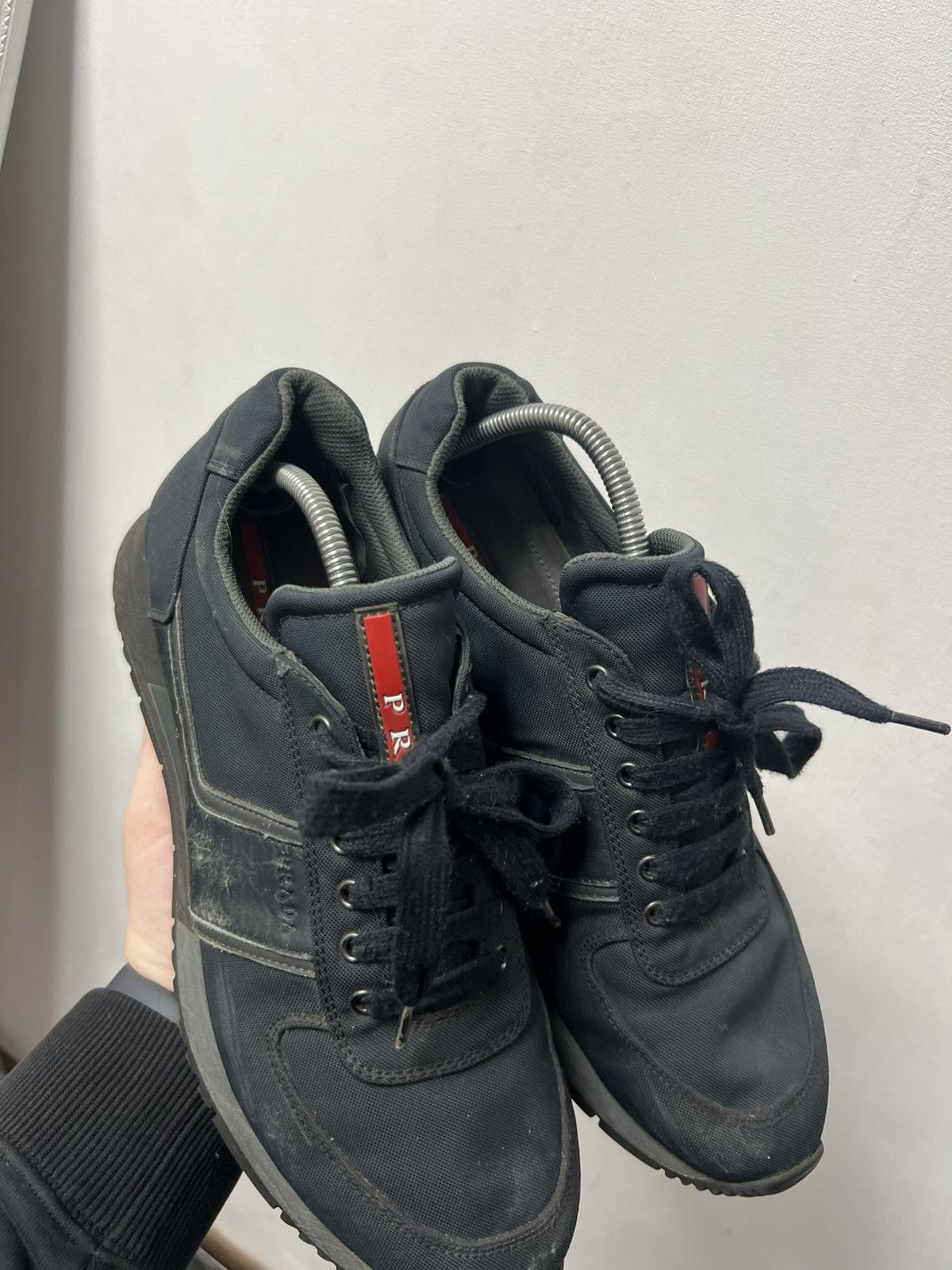 Prada Prada Luxury Sneakers Shoes Black Size US 8 / EU 41 - 4 Thumbnail