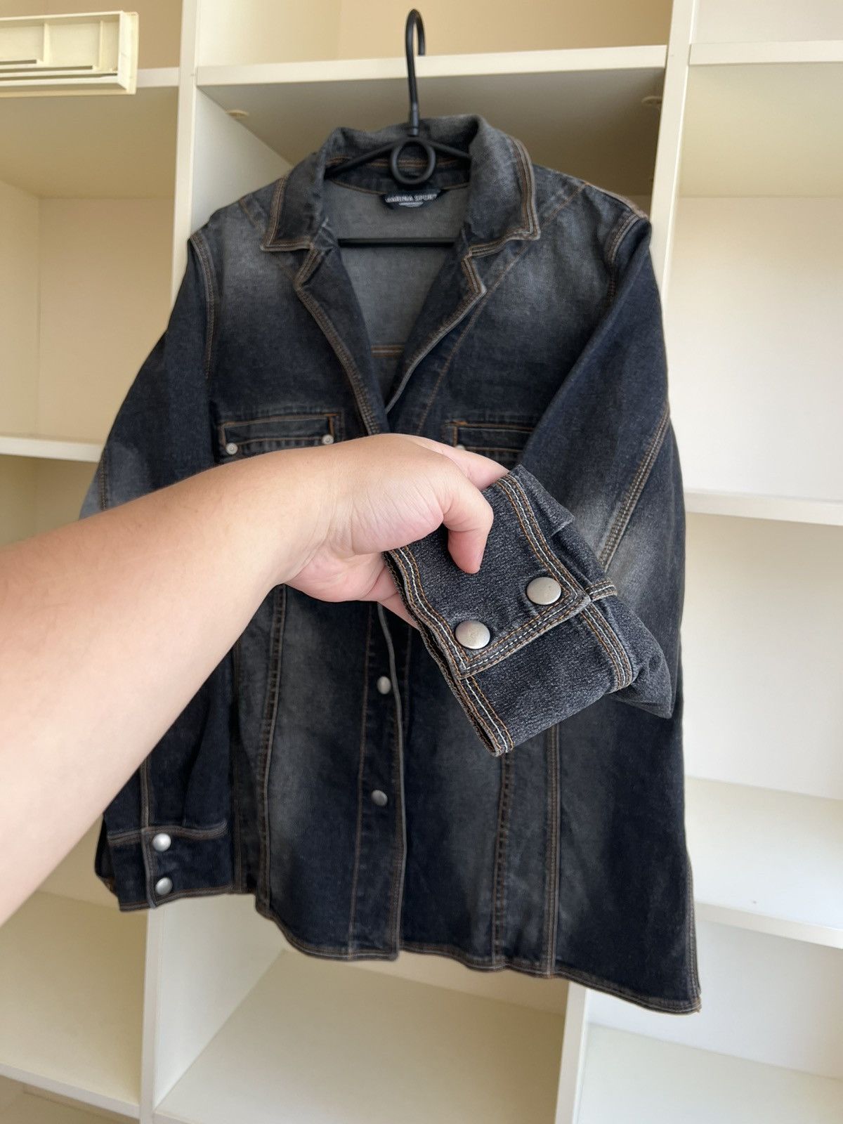 Marina Rinaldi Vintage Marina Rinaldi Denim Jacket JAPAN Size XL / US 12-14 / IT 48-50 - 10 Thumbnail