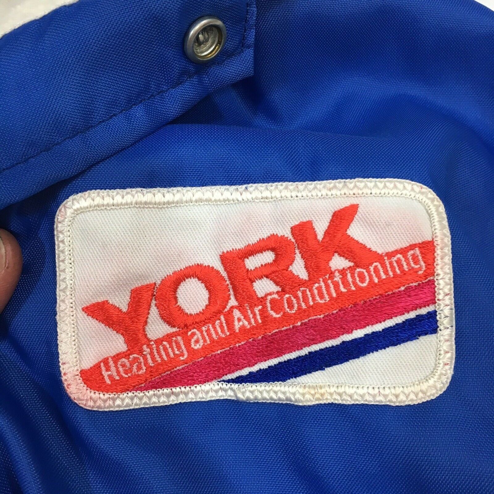 Holloway Vtg Holloway Nylon YORK Heating AC Air Conditioning Jacket Size US S / EU 44-46 / 1 - 3 Thumbnail