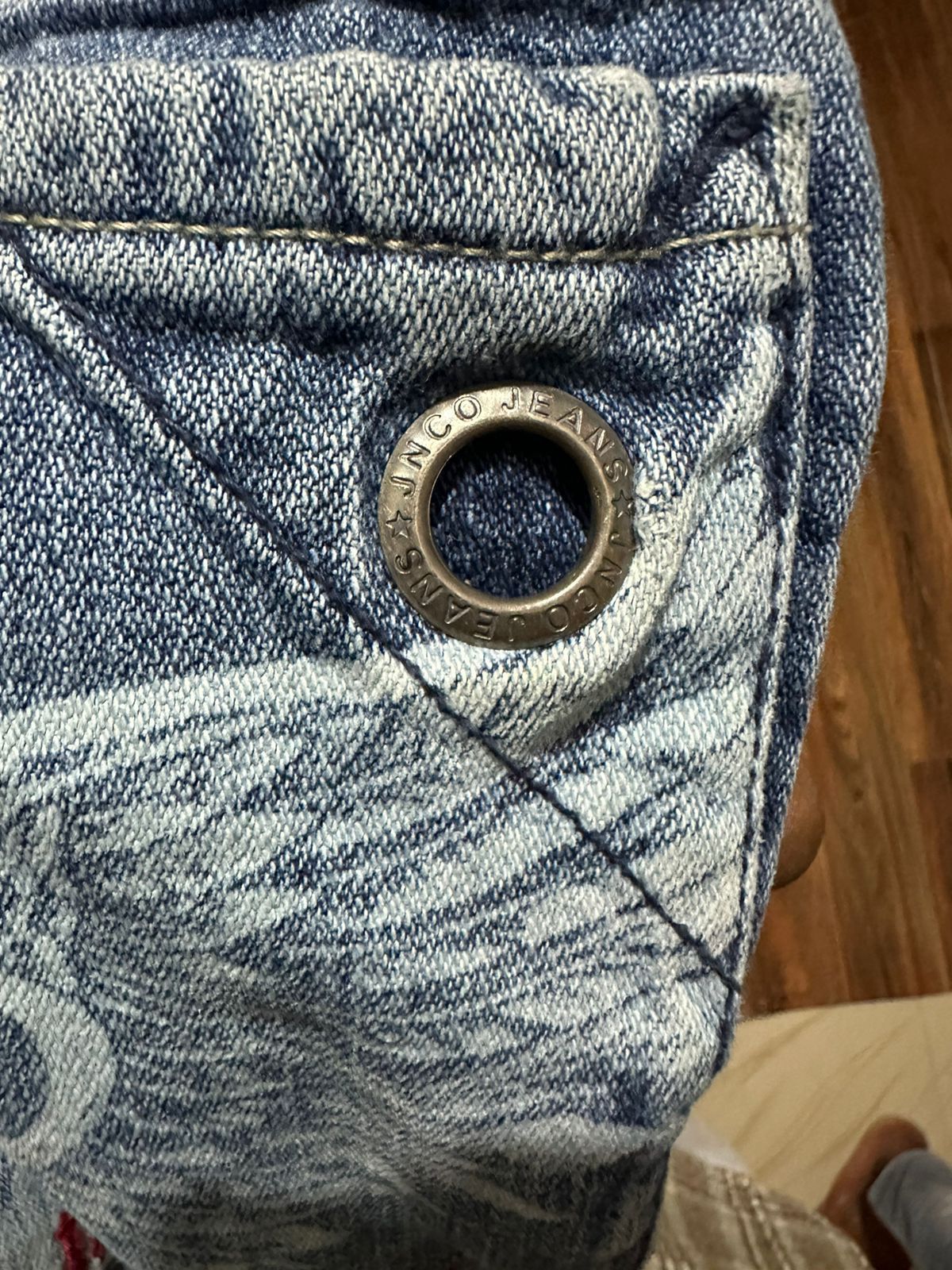 JNCO × Vintage Rare Vintage Jnco Eagle wings baggy Jean's. Size US 32 / EU 48 - 7 Thumbnail