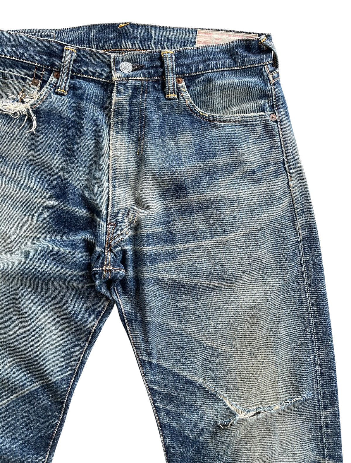Evisu Vintage Evisu Daicock Distressed Selvedge Denim Size US 32 / EU 48 - 9 Thumbnail