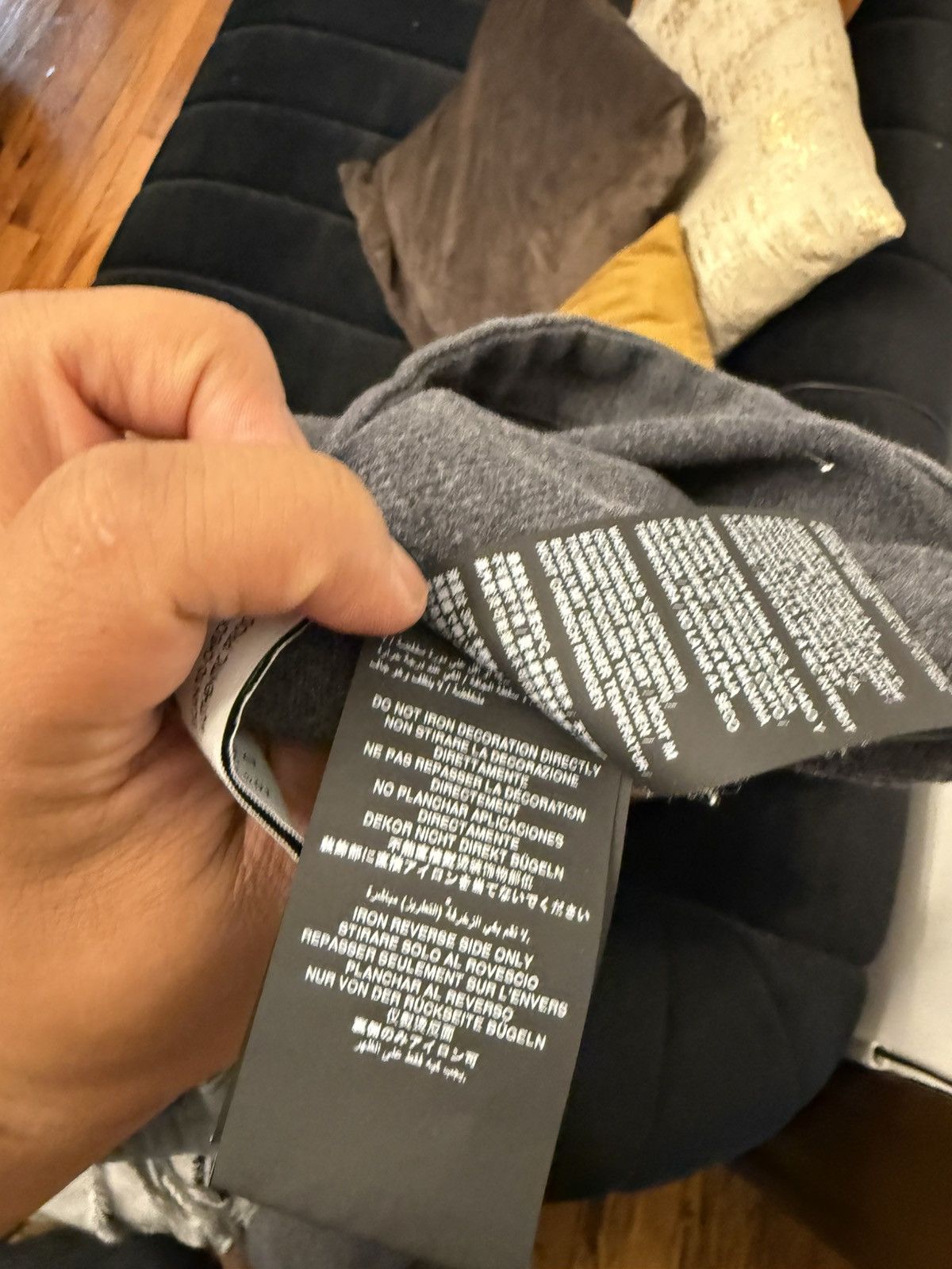 Palm Angels Palm Angels Monogram Cotton Gray Jacket Size Large 52 EU Size US L / EU 52-54 / 3 - 7 Thumbnail