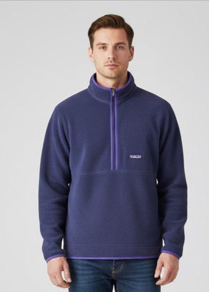 Patagonia Vintage Patagonia Half Zipper Fleece Jacket Size US L / EU 52-54 / 3 - 1 Thumbnail