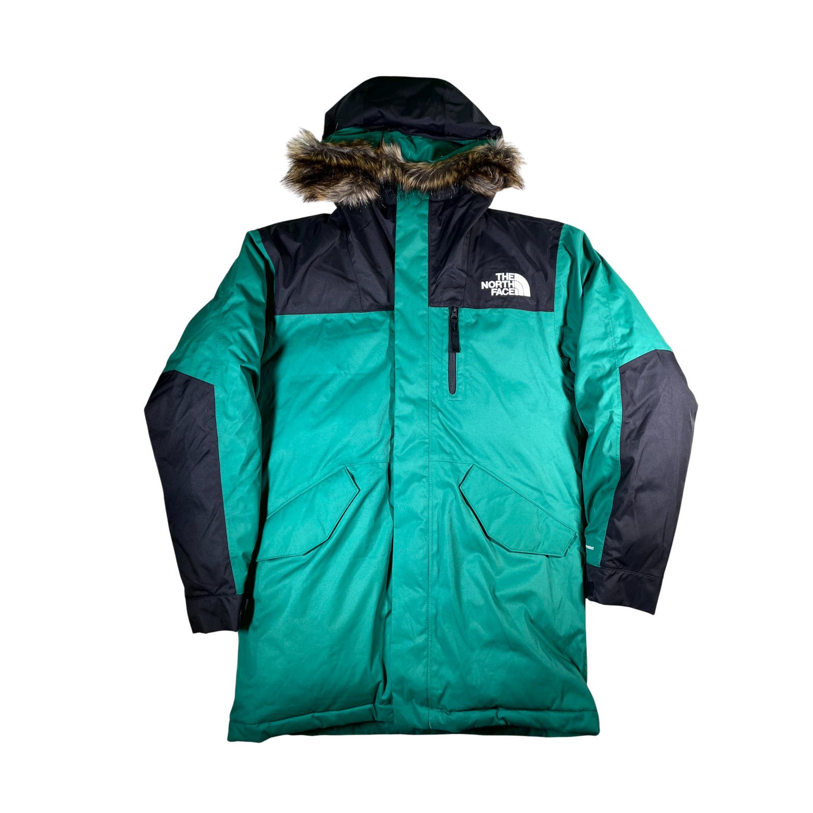 The North Face 700 Hyvent Fur Green Jacket