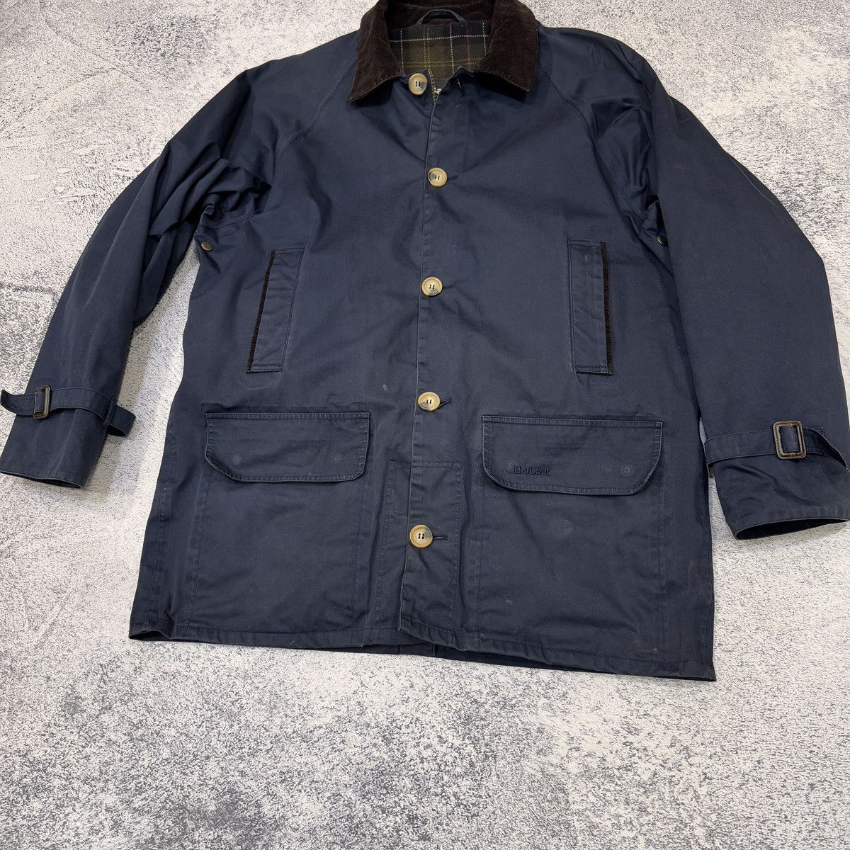 Barbour Barbour Short Riding Mac T154 Navy L size Size US L / EU 52-54 / 3 - 2 Thumbnail