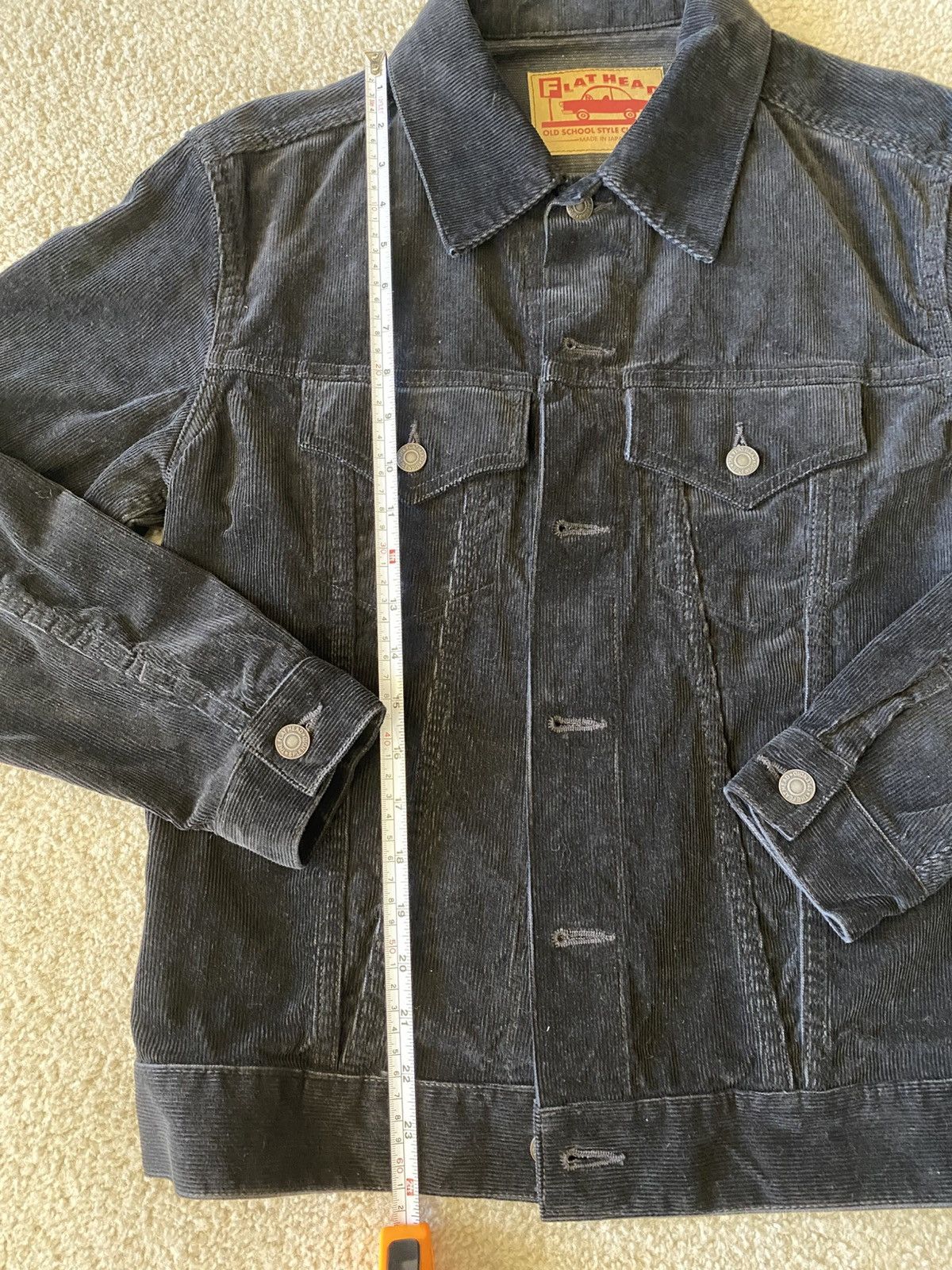 The Flat Head Flat Head Corduroy Jacket Black sz.40 Size US M / EU 48-50 / 2 - 2 Thumbnail