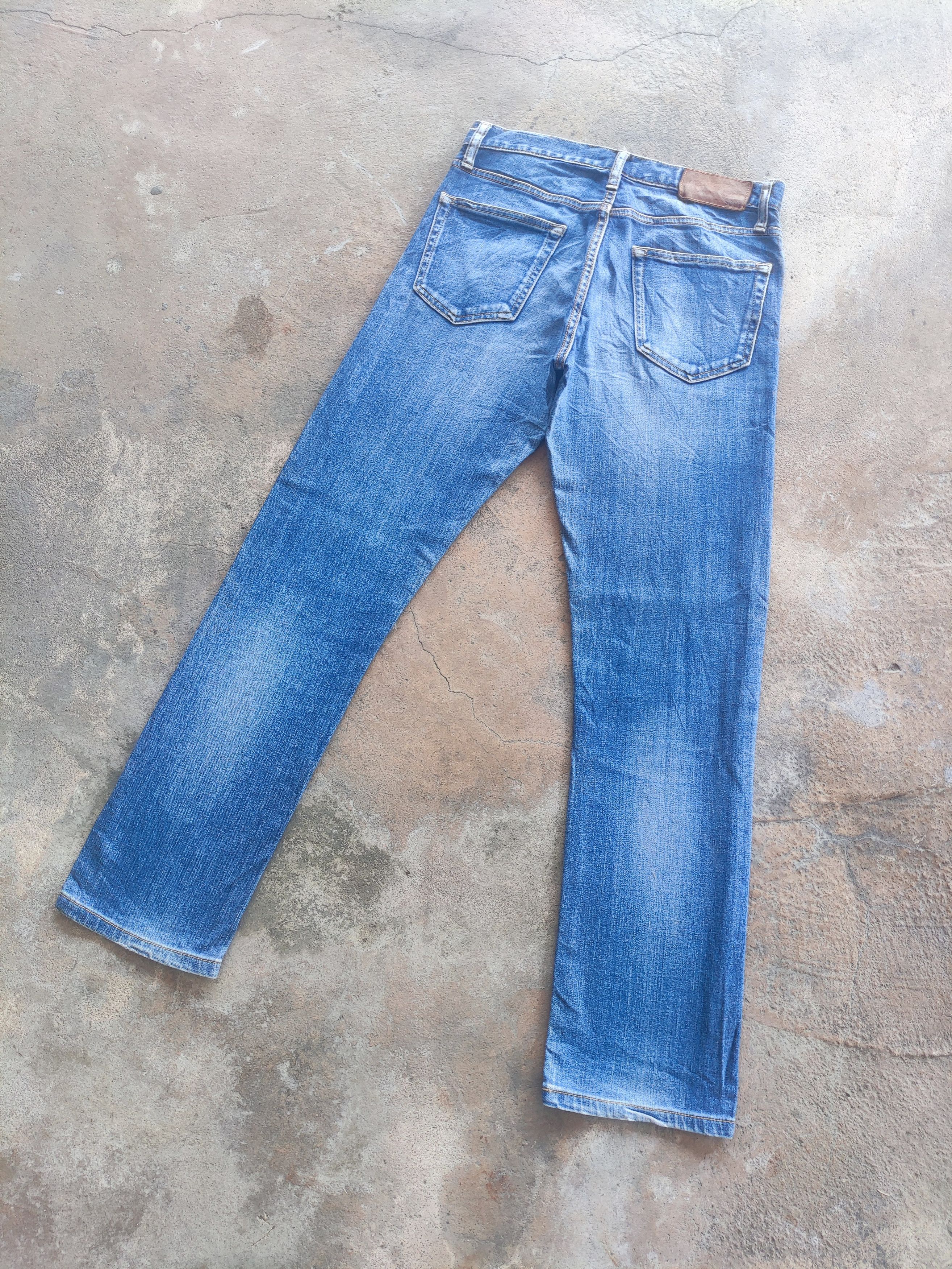 Japanese Brand Vintage Japanese Distressed Jeans Faded Denim Pants W30 Size US 30 / EU 46 - 8 Thumbnail