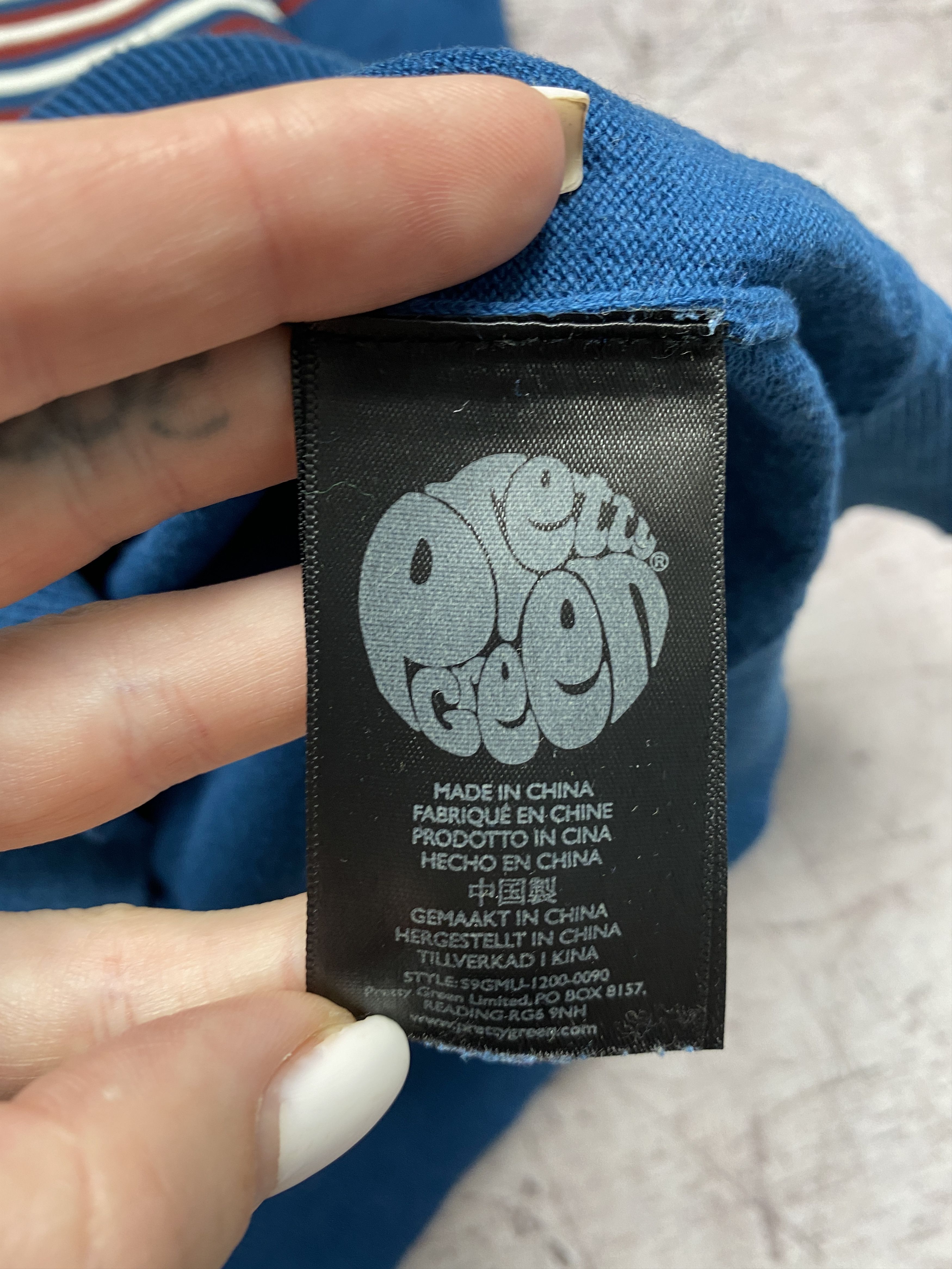 Pretty Green × Vintage Pretty Green Vintage Mens Knit Polo Shirt Size US M / EU 48-50 / 2 - 5 Thumbnail