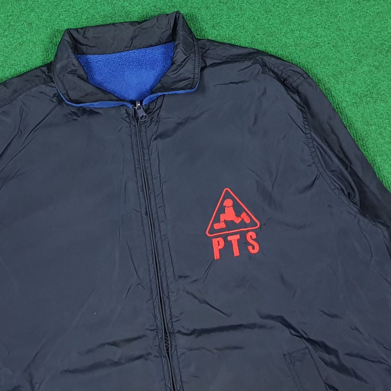 Vintage Vintage 90s Plenty Tough PTS Reversible Windbreaker C284N8 Size US L / EU 52-54 / 3 - 6 Thumbnail