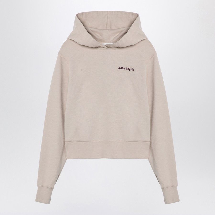 Palm Angels o1d2blof0924 Light Hoodie In Beige Size XS / US 0-2 / IT 36-38 - 1 Thumbnail