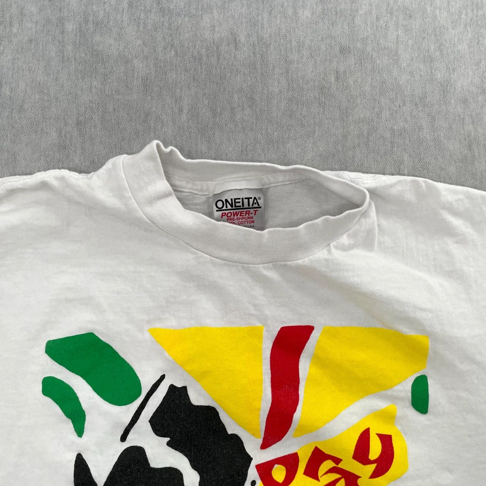 Vintage VINTAGE The Seventy Sevens Shirt Adult Large White Pray Naked Rock Band Mens 90s Size US L / EU 52-54 / 3 - 3 Thumbnail