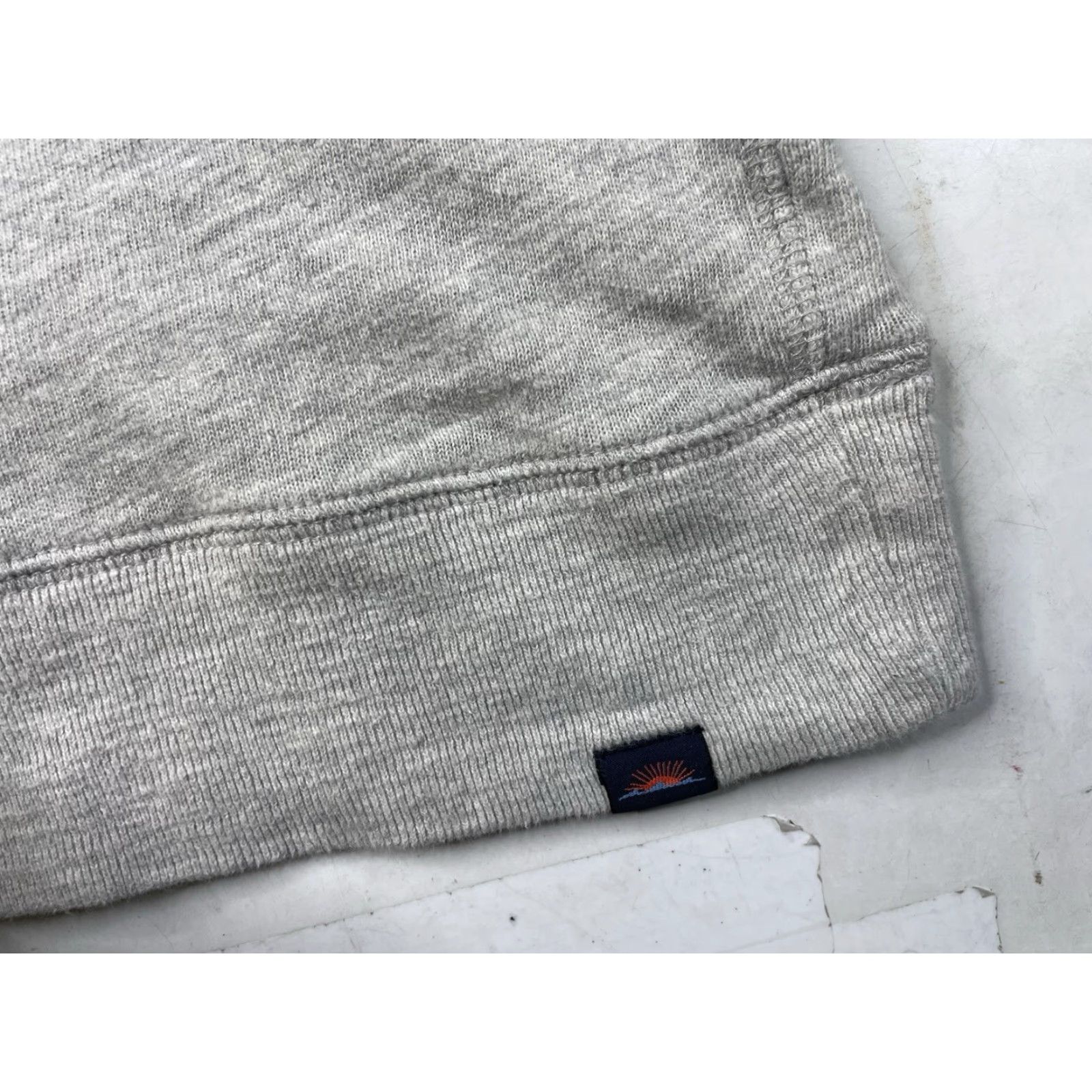 Faherty Faherty Hoodie Mens Regular Medium Slub Lightweight Pullover Drawstring Hooded Gray Cotton Jersey Size US M / EU 48-50 / 2 - 3 Thumbnail