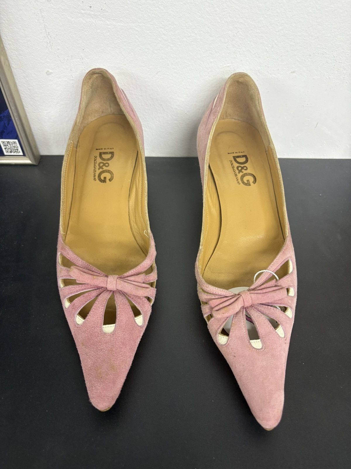 Dolce & Gabbana 🚨 RARE Suede Dolce Gabbana D&G vintage heels 36 1/2 Size US 6.5 / IT 36.5 - 1 Thumbnail