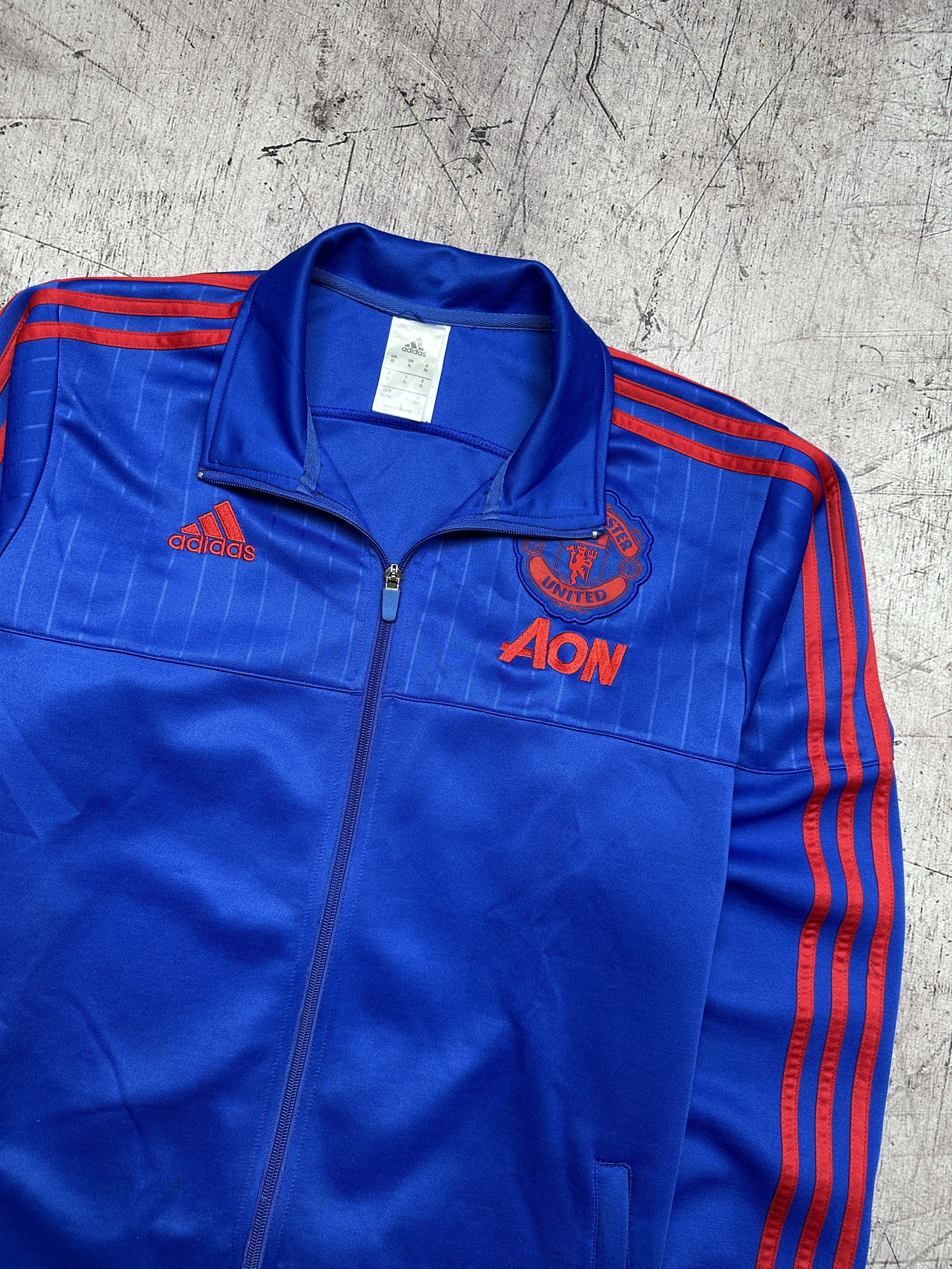 Adidas Adidas Manchester United Vintage Mens Track Top Jacket y2k Size US XL / EU 56 / 4 - 2 Thumbnail