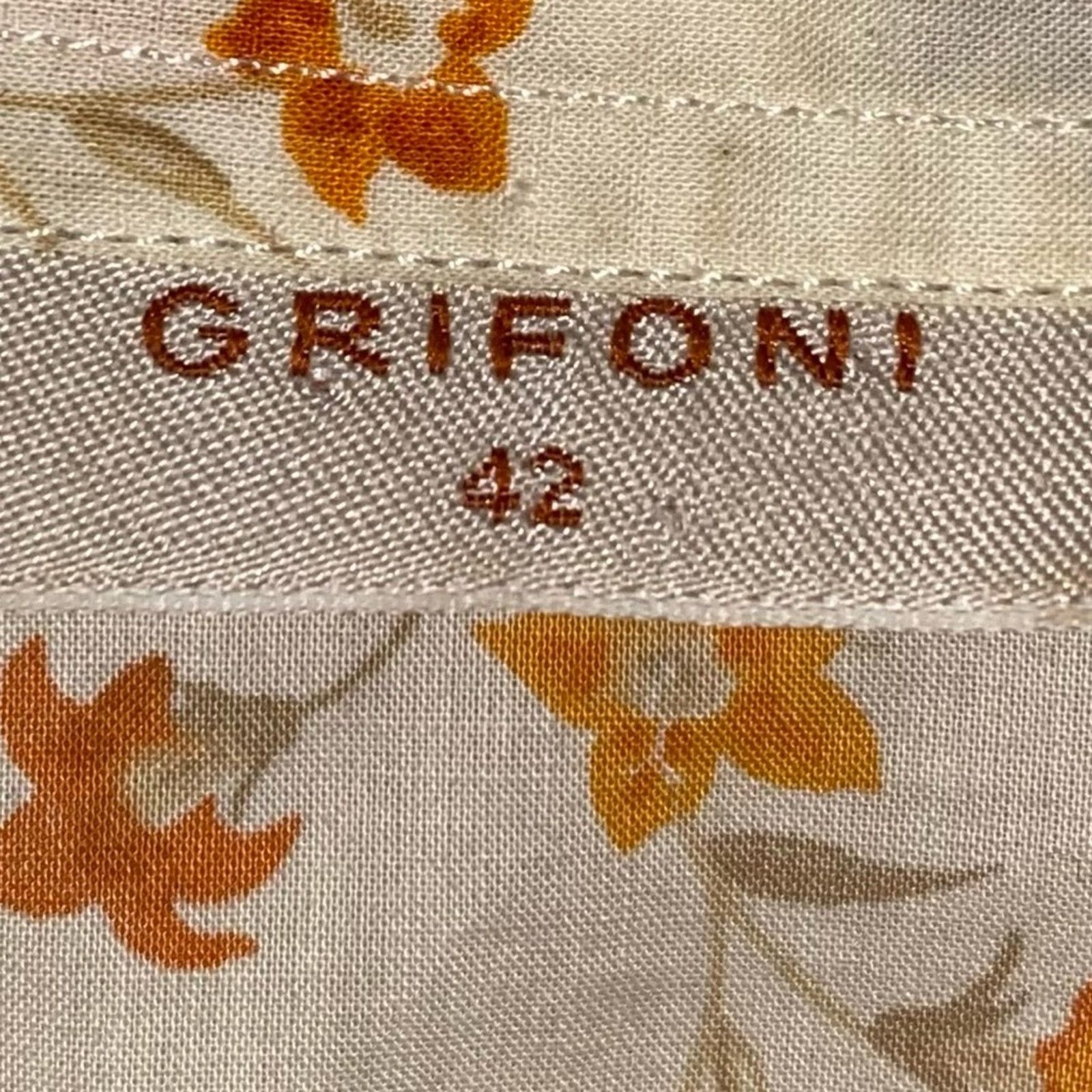Grifoni Mauro Grifoni Italy $480 Floral Cotton Shirt Dress 4-6 Size S / US 4 / IT 40 - 13 Thumbnail