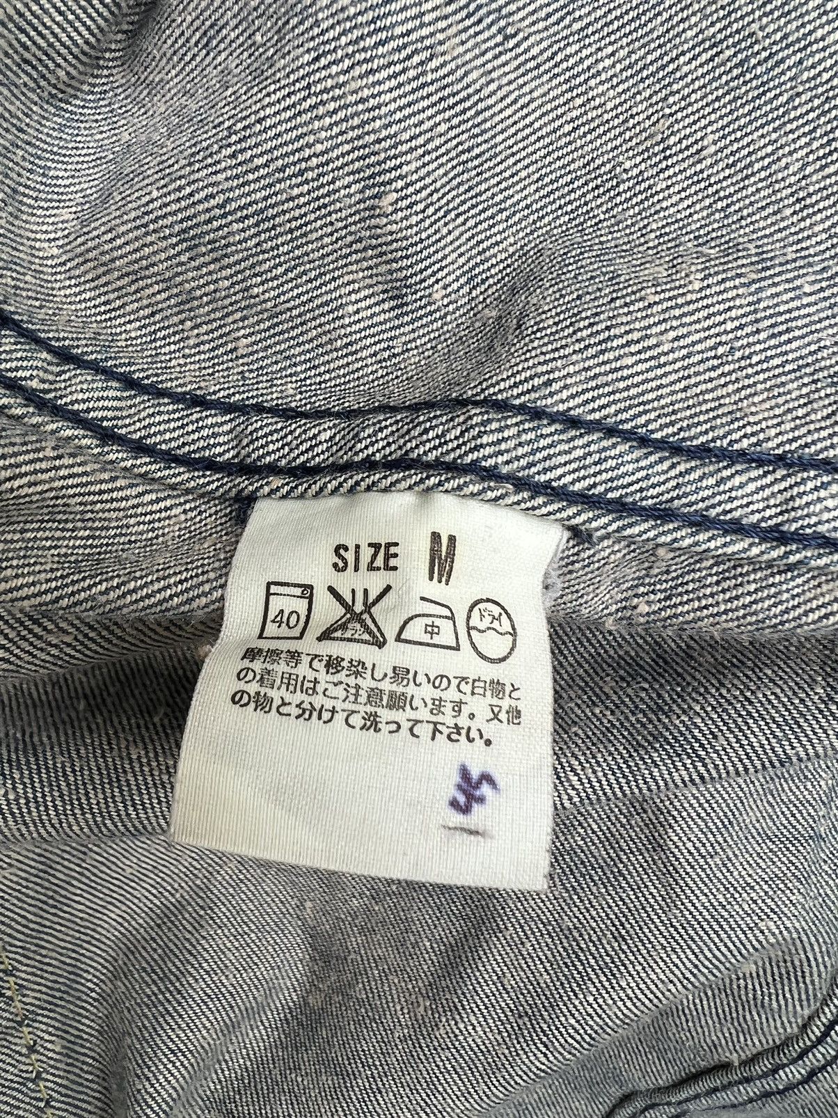 Levi's × Vintage Vintage 2002 Levi’s Redloop Distress Fade Denim Chore Jacket Size US M / EU 48-50 / 2 - 24 Thumbnail
