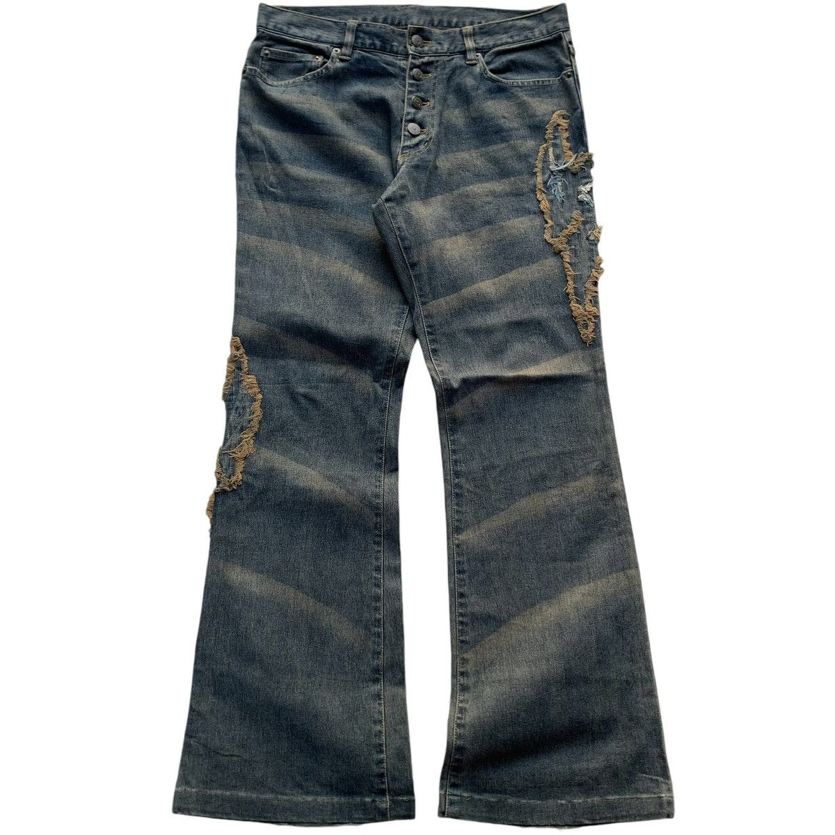 Rare 00's TORNADO MART Flare denim pants