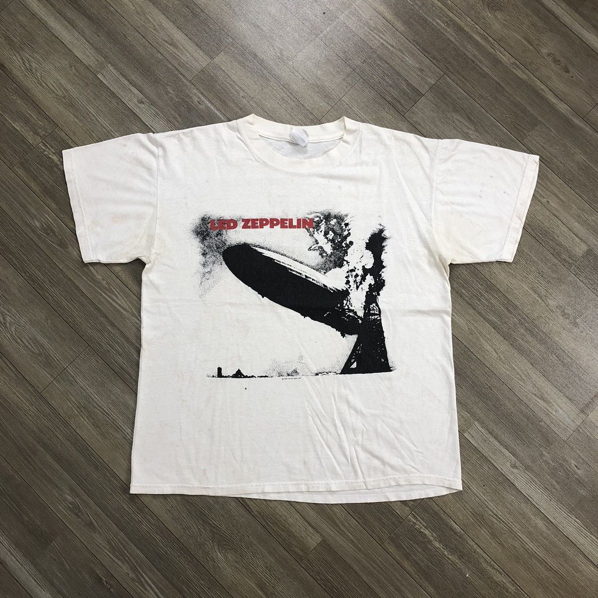 Vintage 80's Led Zeppelin Concert Tour Shirt