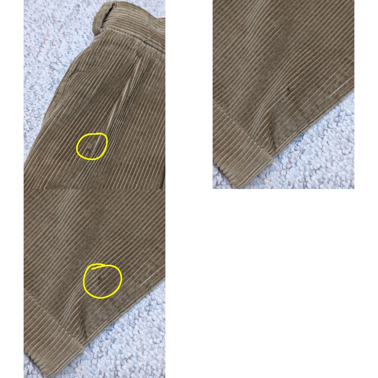 Bills Khakis BILLS KHAKIS USA made thick CORDUROY pants 40x34 pleated Loose Relaxed brown M2P Mens Corduroy Pants 1950's Swing 1940's Size US 40 / EU 56 - 8 Thumbnail