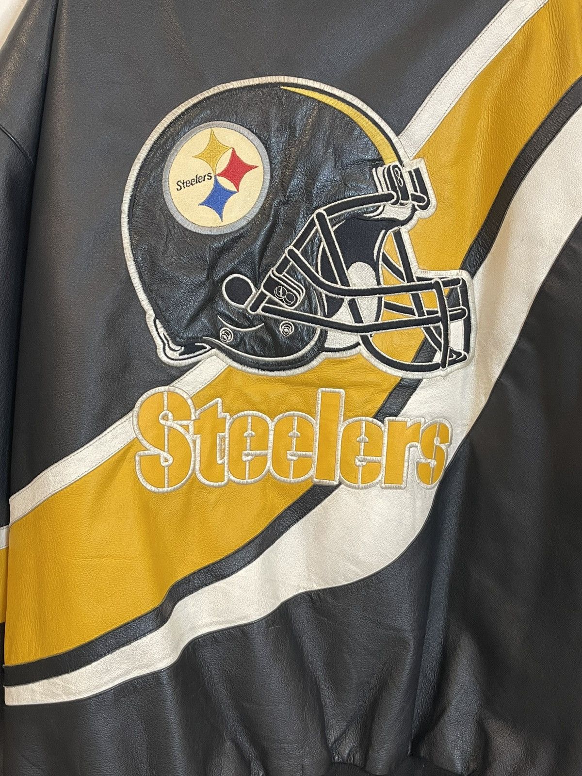 Reebok Pittsburgh Steelers Reebok 90s Jeff Hamilton Jacket Sz 3XL Size US XXL / EU 58 / 5 - 23 Thumbnail