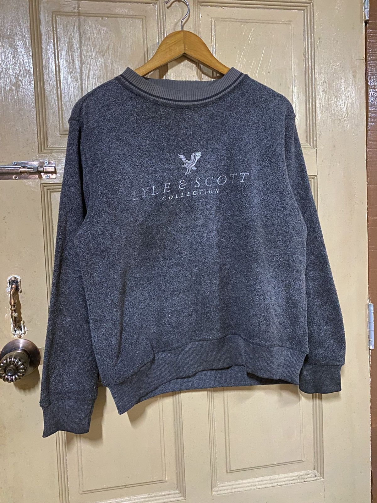Lyle & Scott Lyle & Scott Collection Charcoal Grey Sweatshirt Crewneck Size US M / EU 48-50 / 2 - 3 Thumbnail