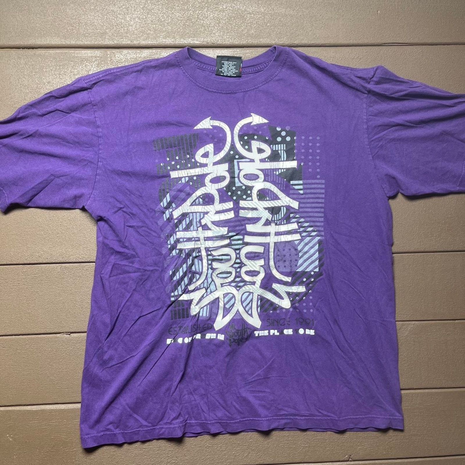 Southpole Vintage y2k Purple South Pole Shirt Size US XXL / EU 58 / 5 - 1 Thumbnail