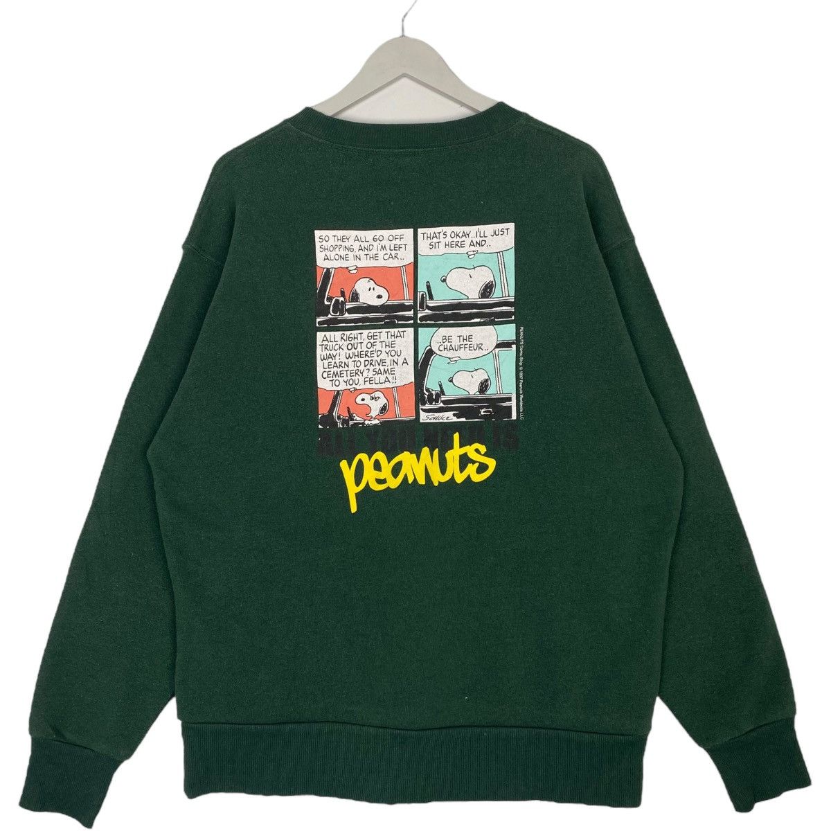 Other Vintage Peanut Snoopy Sweatshirt Crewneck Green Size M Size US M / EU 48-50 / 2 - 5 Thumbnail