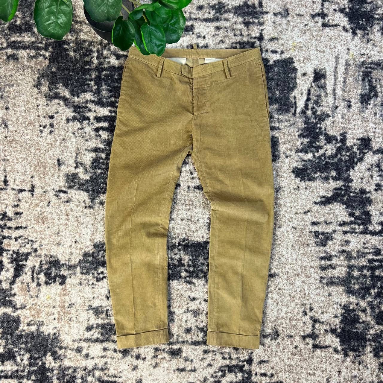 Dsquared2 Dsquared2 Luxury Y2K Metal Logo Corduroy Pants Size US 30 / EU 46 - 2 Thumbnail