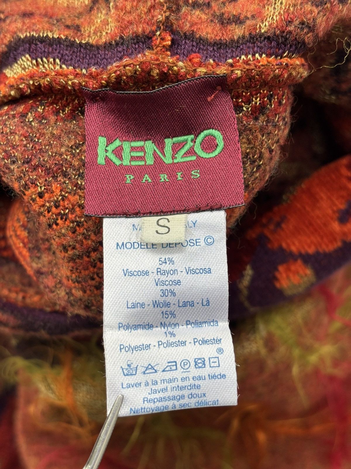 Kenzo 1990s Kenzo Knit Sweater Size S / US 4 / IT 40 - 11 Thumbnail