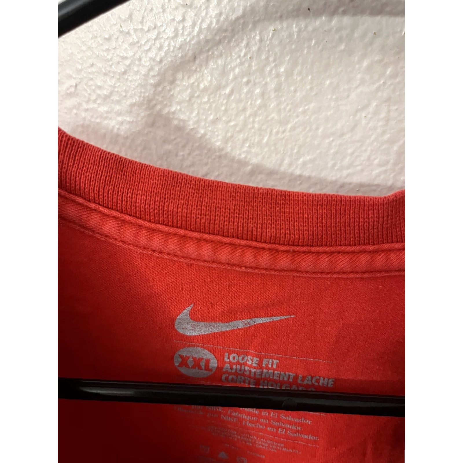 Nike Nike Air Logo Graphic T-Shirt Mens 2XL Red Short Sleeve Regular Fit Size US XXL / EU 58 / 5 - 3 Thumbnail