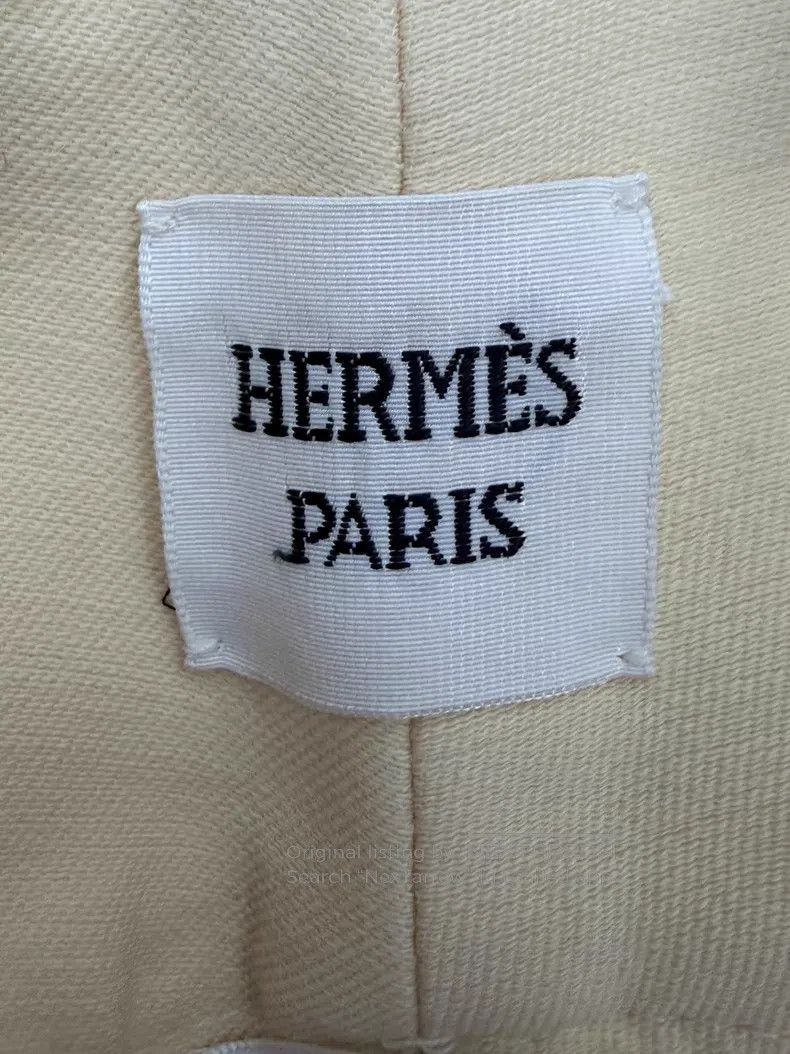 Hermes Hermes Goat Yellow Wool and Silk Patchwork Pants Size 42" / US 20 - 3 Thumbnail