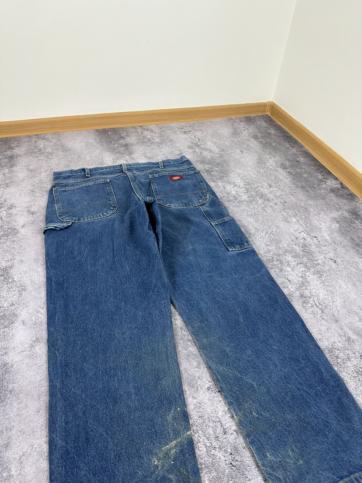 Dickies Vintage Dickies USA Cargo Denim Carpenter Hype Work Pants Size US 38 / EU 54 - 5 Thumbnail