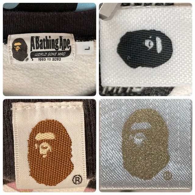 Bape BAPE LOGO multi camo sweat shirt cotton candy camo APE Size US L / EU 52-54 / 3 - 7 Thumbnail