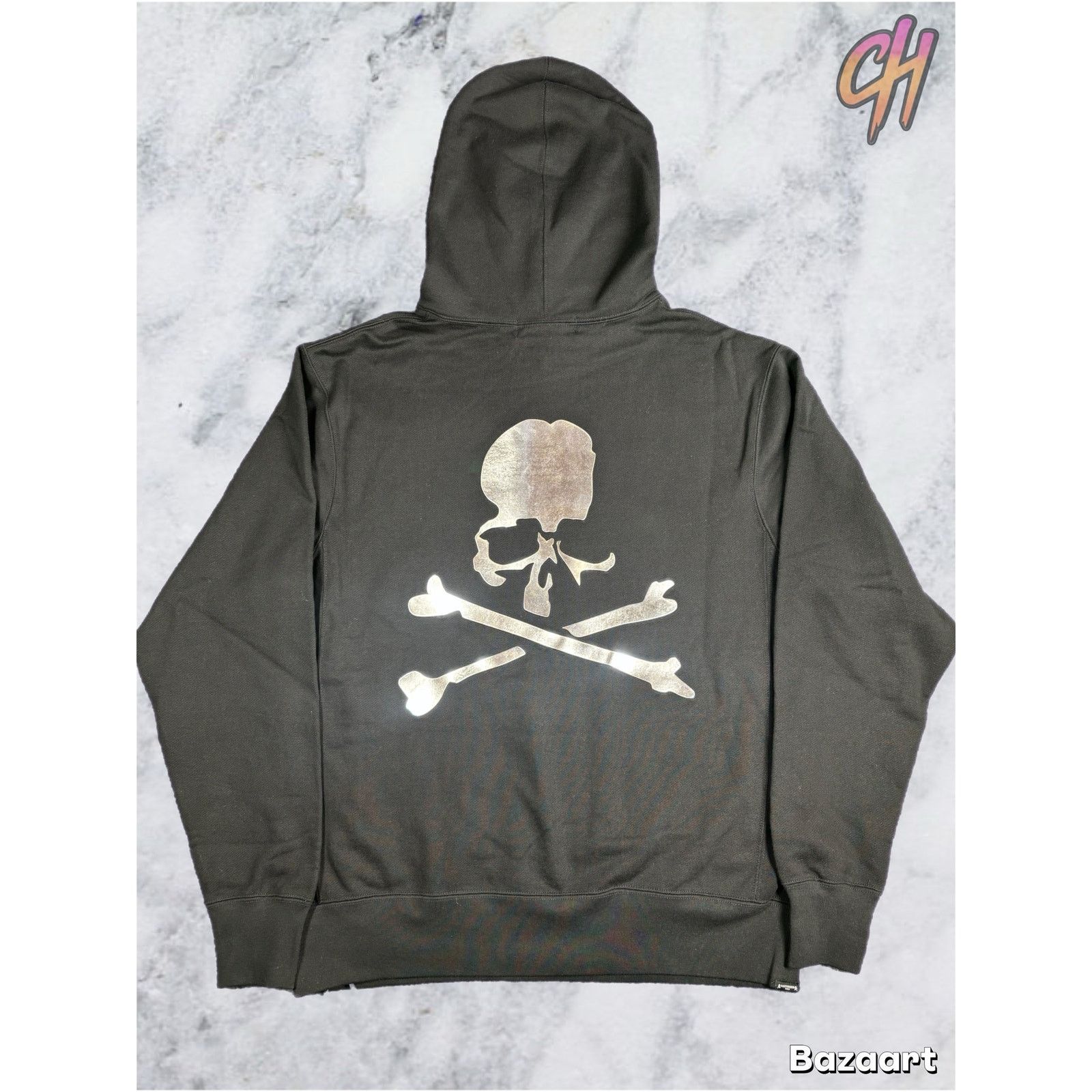 Mastermind Japan Mastermind Vs. Bape Foil Logo Black Hoodie Size Medium Size US M / EU 48-50 / 2 - 2 Thumbnail