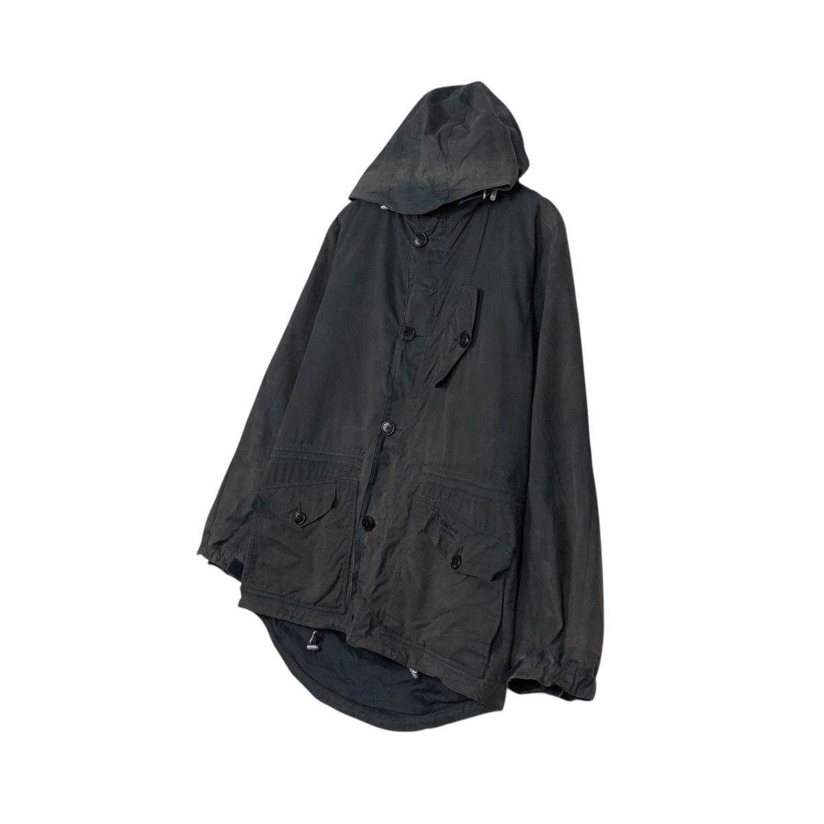 Barbour 📌Vintage Wax Jacket Barbour England Oilskin Blanket Tartan Size US M / EU 48-50 / 2 - 3 Thumbnail