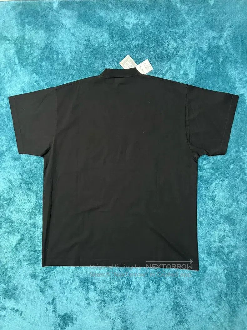Balenciaga Balenciaga Chest Embroidered Rainbow Letter Logo Short Sle Size US L / EU 52-54 / 3 - 2 Thumbnail