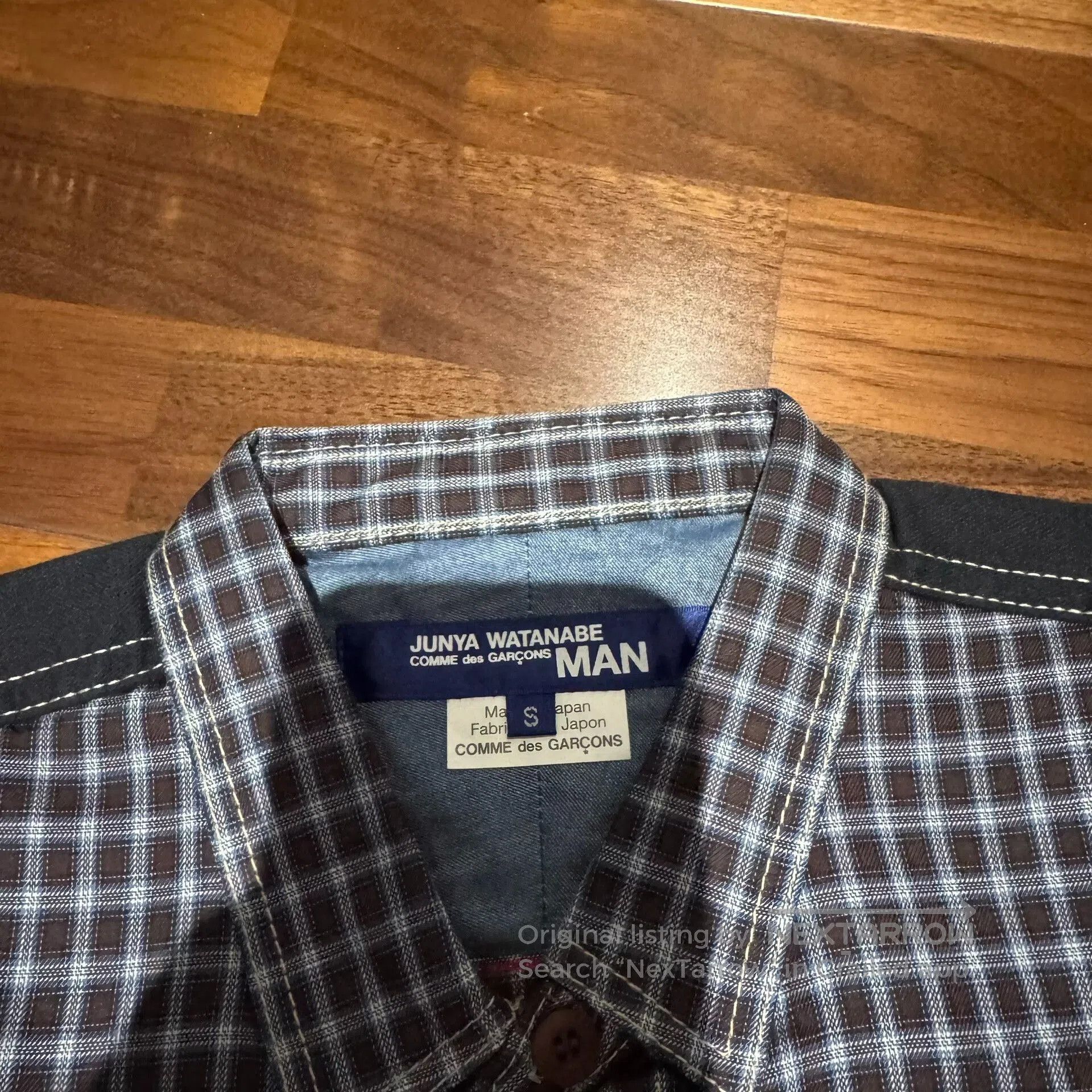 Junya Watanabe Junya Watanabe Man Plaid Long Sleeve Shirt. Size US S / EU 44-46 / 1 - 6 Thumbnail
