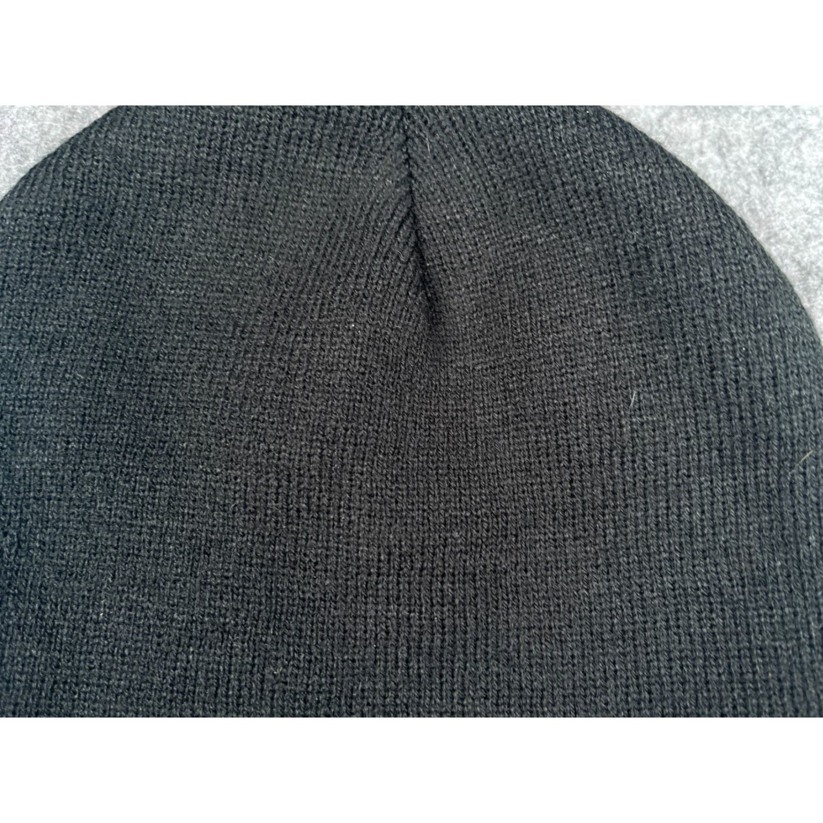 Vintage HitWear Beanie Toque Hat Knit 100% Acrylic Black One Size Adult Women Vintage: No Size ONE SIZE - 3 Thumbnail