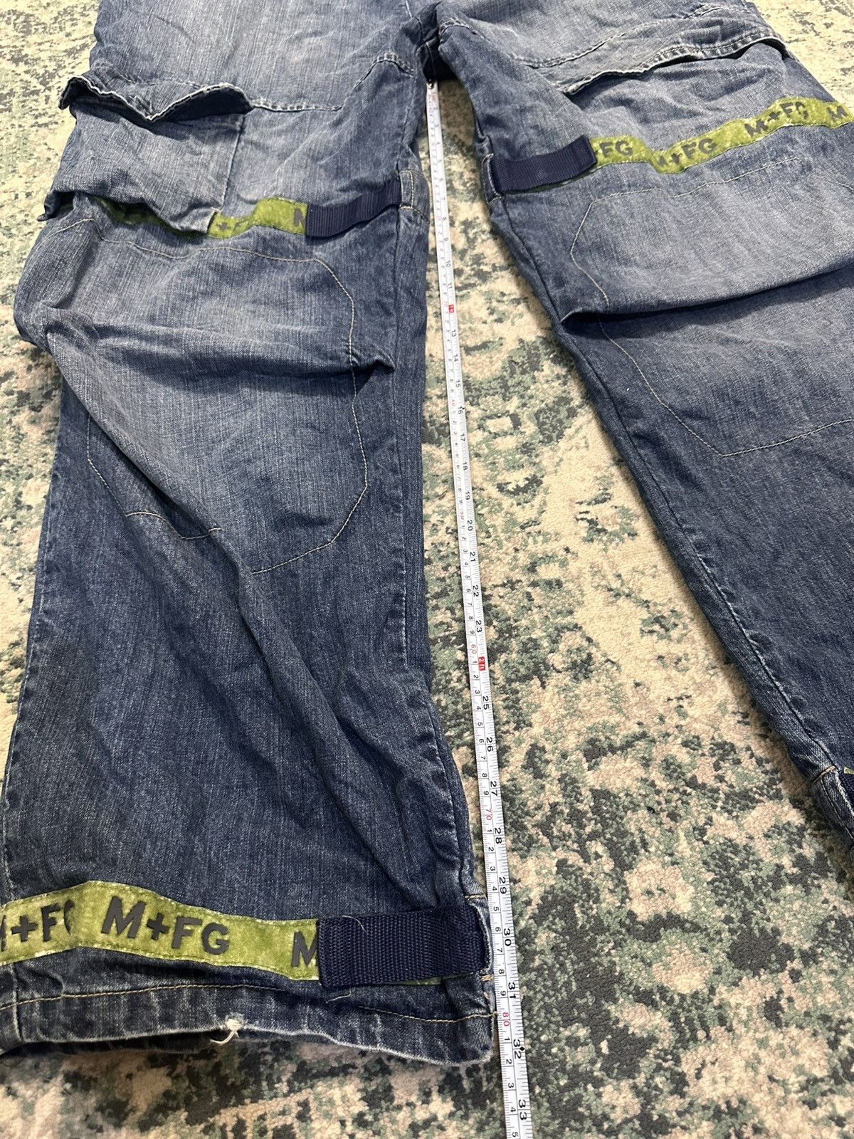 Marithe + Francois Girbaud Vintage Y2K MFG Baggy Strap Pant Size US 42 / EU 58 - 12 Thumbnail