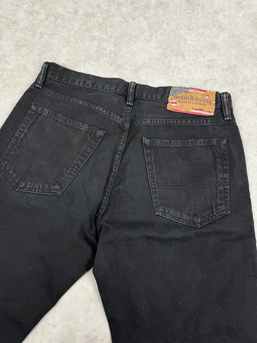 Polo Ralph Lauren AW2014 Ralph Lauren Black Minimalist Denim Jeans Size US 34 / EU 50 - 7 Thumbnail