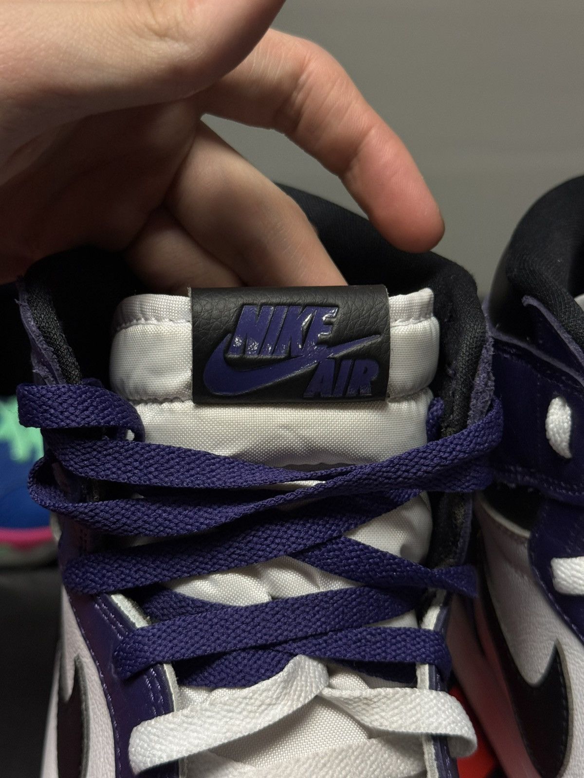 Jordan Brand × Nike Jordan 1 High Court Purple Size 13 (555088-500) 🧼 Size US 13 / EU 46 - 10 Thumbnail