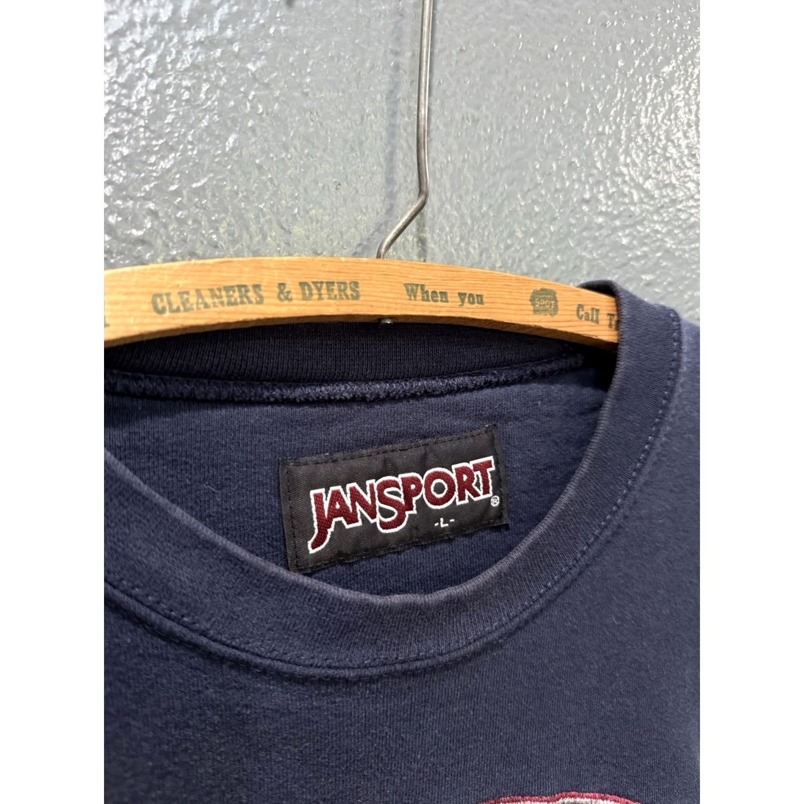 Jansport VINTAGE JanSport Sweatshirt 90s Blue Cotton UMD College Pullover Size L Mens Size US L / EU 52-54 / 3 - 2 Thumbnail