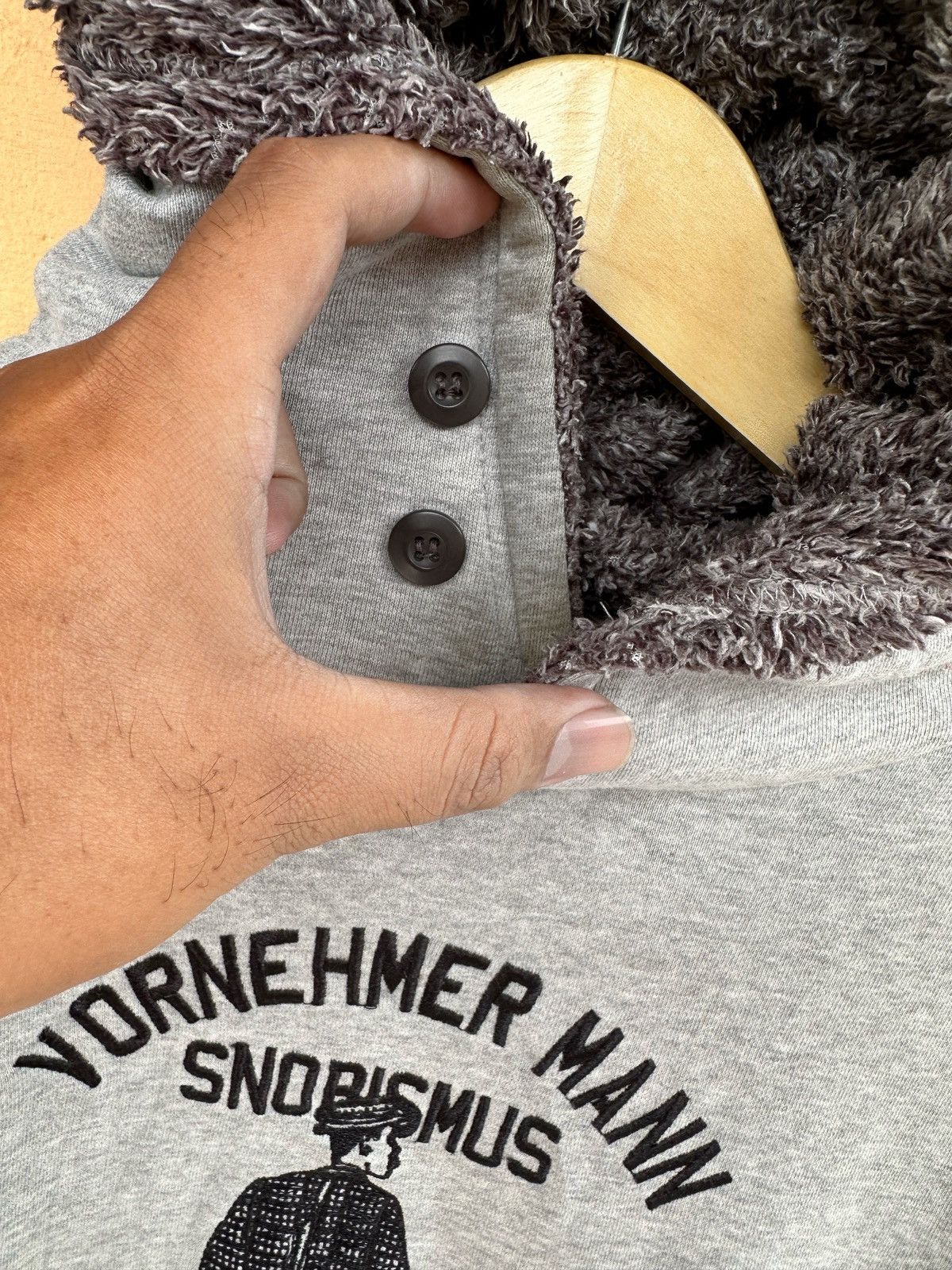 Japanese Brand Fur Hoodie Snobismus by graphic Size US M / EU 48-50 / 2 - 6 Thumbnail